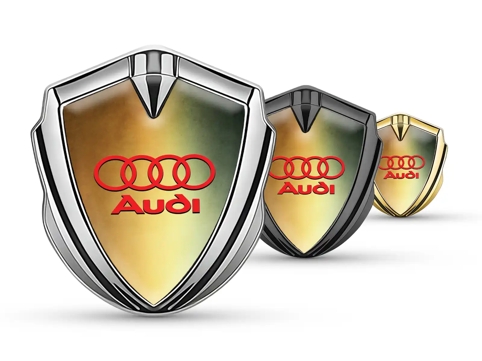 Audi Emblem Fender Badge Customizable Pro Edition